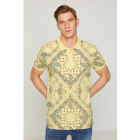 Koton 8YAM11056LK Sarı Erkek T-Shirt