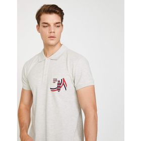 Koton 8YAM11192OK Gri Erkek T-Shirt