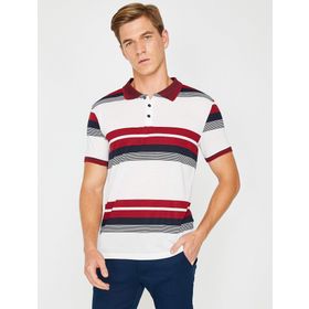 Koton 8YAM11300LK Beyaz Erkek T-Shirt