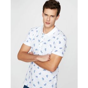Koton 8YAM11300LK Beyaz Erkek T-Shirt