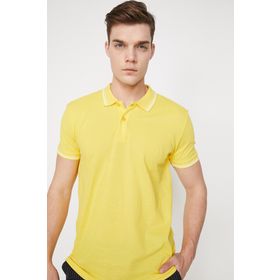 Koton 8YAM15203LK Sarı Kısa Kollu Erkek T-shirt