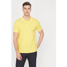 Koton 8YAM15203LK Sarı Kısa Kollu Erkek T-shirt