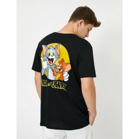 Koton 8YAM95243NT Siyah Erkek T-Shirt