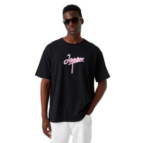 Koton 999 Baskılı Kısa Kollu Bisiklet Yaka Siyah S Erkek T-Shirt