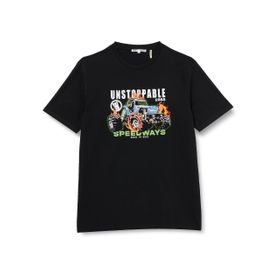 Koton 999 Baskılı Kısa Kollu Bisiklet Yaka Siyah S Erkek T-Shirt