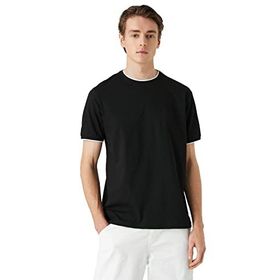 Koton 999 Erkek Siyah Basic Bisiklet Yaka Kısa Kollu Pamuklu T-shirt