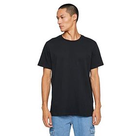 Koton 999 Erkek Siyah Basic Bisiklet Yaka Kısa Kollu Pamuklu T-shirt