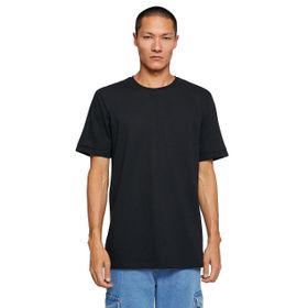 Koton 999 Erkek Siyah Basic Bisiklet Yaka Kol Detaylı T-shirt
