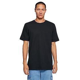 Koton 999 Erkek Siyah Basic Bisiklet Yaka Kol Detaylı T-shirt