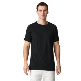 Koton 999 Erkek Siyah Basic Bisiklet Yaka Kollu T-shirt