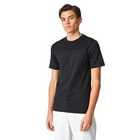 Koton 999 Erkek Siyah Basic Bisiklet Yaka Kollu T-shirt