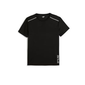 Koton 999 Erkek Siyah Spor Slogan Baskılı Bisiklet Yaka Kısa Kollu T-shirt