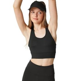 Koton 999 Kadın Siyah Halter Yaka Basic Sporcu Sütyeni