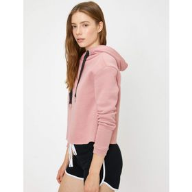 Koton 9KAL11441JK Pembe Kadın Sweatshirt