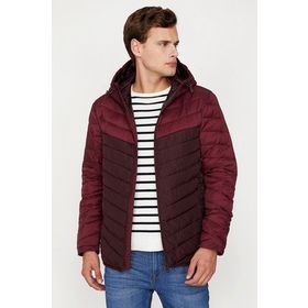 Koton 9KAM24635OW Kırmızı Kapüşonlu Erkek Mont 9KAM24635OW Kırmızı Kapüşonlu Erkek Mont
