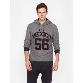 Koton 9KAM71097DK Gri Baskılı Erkek Sweatshirt