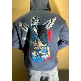 Koton 9KAM71097DK Gri Baskılı Erkek Sweatshirt