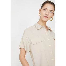 Koton 9YAF60230GW052 Ss Kadın Shirts