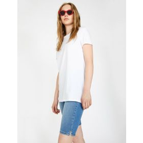 Koton 9YAK47678MDFA7 Kadın Normal Bel Jean Şort