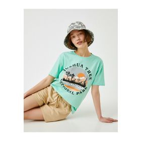 Koton 9YAL18375IK660 Koton Love Kadın T-Shirt