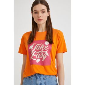 Koton 9YAL18375IK660 Koton Love Kadın T-Shirt