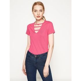 Koton 9YAL18734OK999 Yaka Detayli Kadın T-Shirt
