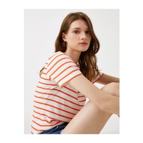Koton 9YAL18960IK001 Koton Love Kadın T-Shirt