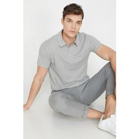Koton 9YAM12003OK Mavi Erkek T-shirt