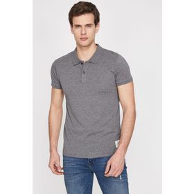 Koton 9YAM12032LK Gri Polo Yaka Erkek T-Shirt