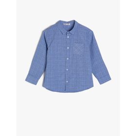 Koton 9YAM61860BW600 Cep Detayli Erkek Gömlek