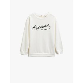 Koton Atatürk İmzalı Sweatshirt