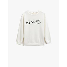 Koton Atatürk İmzalı Sweatshirt
