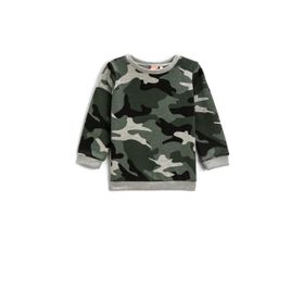 Koton Baskılı Bisiklet Yaka Uzun Kollu Erkek Bebek Sweatshirt