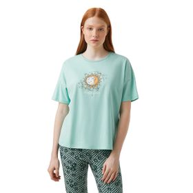 Koton Baskılı Kısa Kollu Pamuklu Kadın T-Shirt