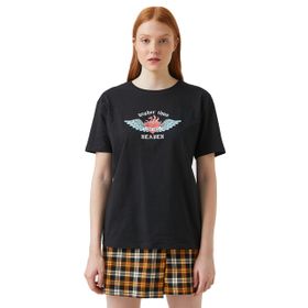 Koton Baskılı Kısa Kollu Pamuklu Kadın T-Shirt