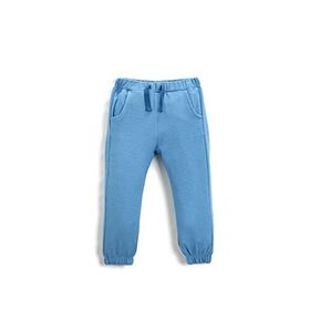 Koton Beli Bağlamalı Cepli Dokulu Mavi Nane Yeşili Basic Jogger Erkek Bebek Eşofman Altı