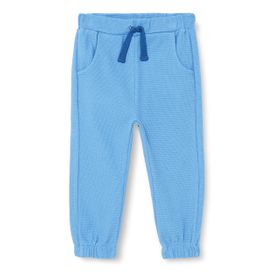 Koton Beli Bağlamalı Cepli Dokulu Mavi Nane Yeşili Basic Jogger Erkek Bebek Eşofman Altı