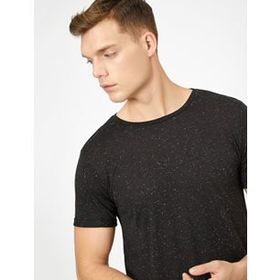 Koton Beyaz Polo Yaka Kısa Kollu Slim Fit Basic Erkek T-shirt
