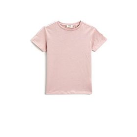Koton BT4 Erkek Çocuk Basic Pamuklu Kısa Kollu Pembe T-shirt