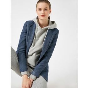Koton Cep Detayli Dügmeli Blazer Ceket 0YAM59065NK
