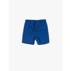Koton Desenli Sort Beli Baglamali Pamuklu 1YMB48516OK