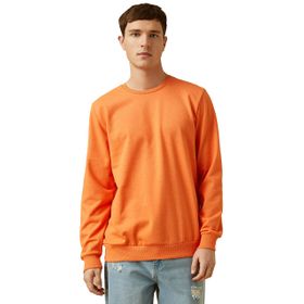 Koton Erkek Basic Sweatshirt Siyah