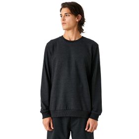Koton Erkek Basic Sweatshirt Siyah