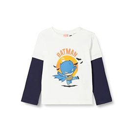 Koton Erkek Bebek Batman Baskılı Uzun Kollu Bisiklet Yaka Lisanslı Pamuklu Tişört