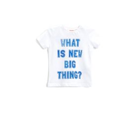 Koton Erkek Bebek Slogan Baskılı Kısa Kollu T-Shirt