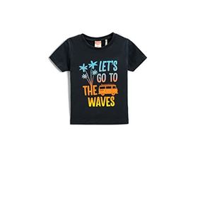Koton Erkek Bebek Slogan Baskılı Kısa Kollu T-Shirt