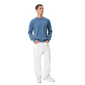 Koton Erkek Bisiklet Yaka Basic Uzun Kollu Kazak Siyah 1KAM91620GK999S