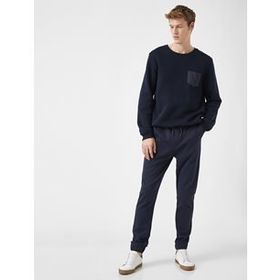 Koton Erkek Cepli Jogger Esofman Alti Seritli Beli Baglamali Gri 1YAM45027MK027M