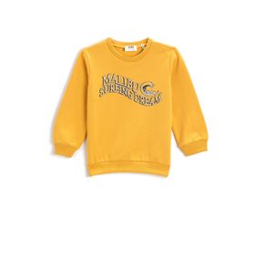 Koton Erkek Çocuk Baskılı Uzun Kollu Sweatshirt