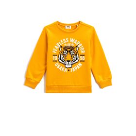Koton Erkek Çocuk Baskılı Uzun Kollu Sweatshirt